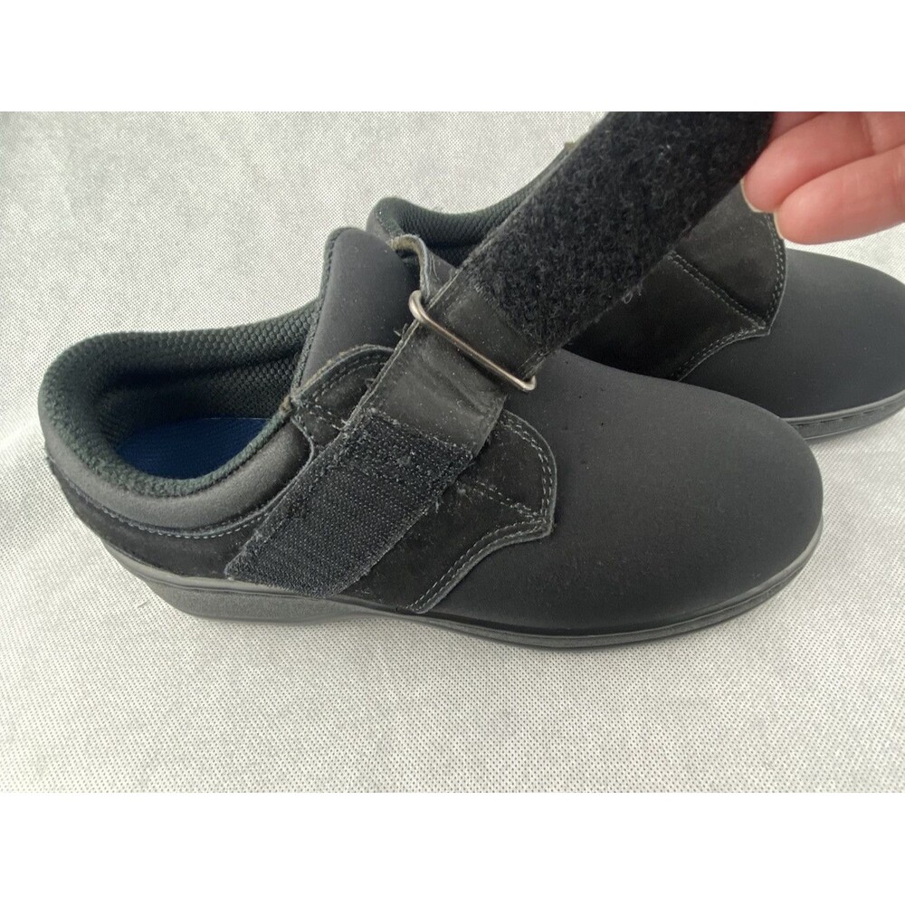 Orthofeet Women’s Wichita Size 7B Black Orthopedic Shoes 825 - Picture 6 of 11